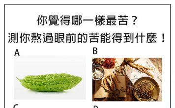 哪一樣最苦?測你熬過眼前的苦能得到什麼!